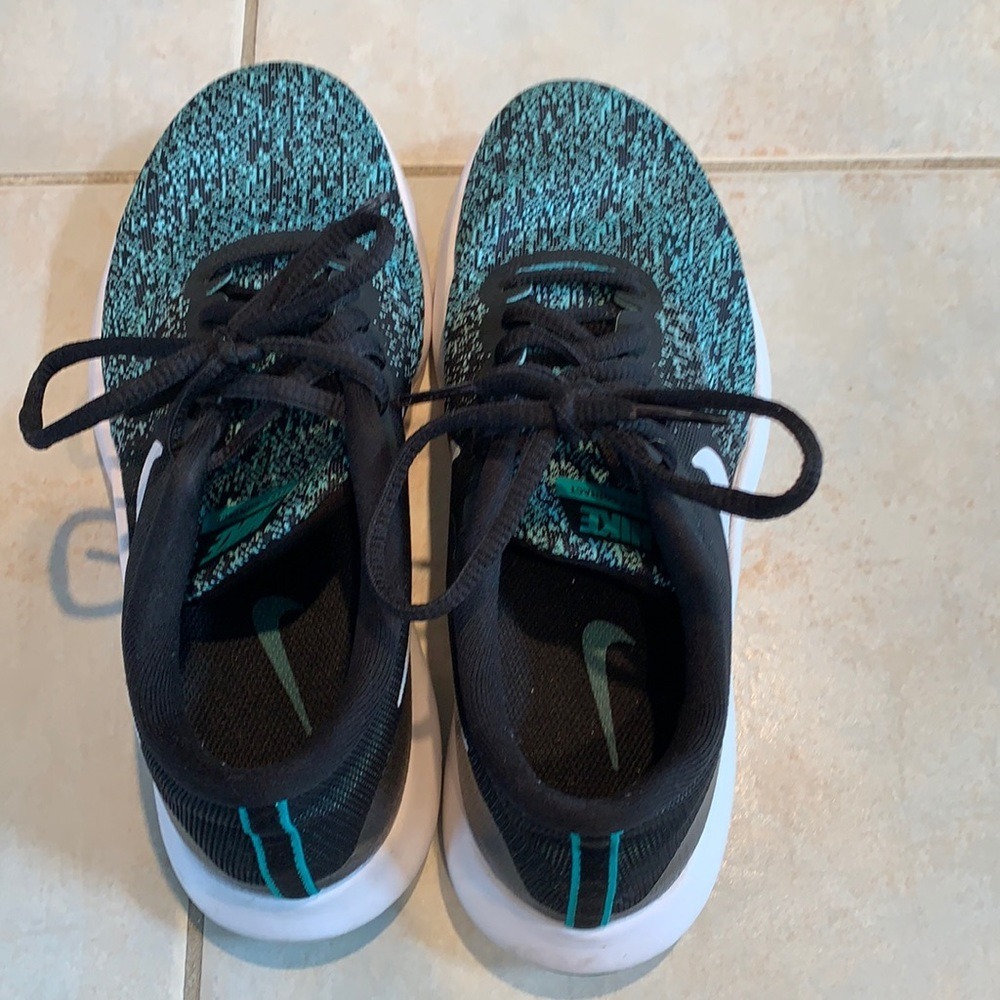 Nike Women's Running Shoes Black Teal‎ Size 7